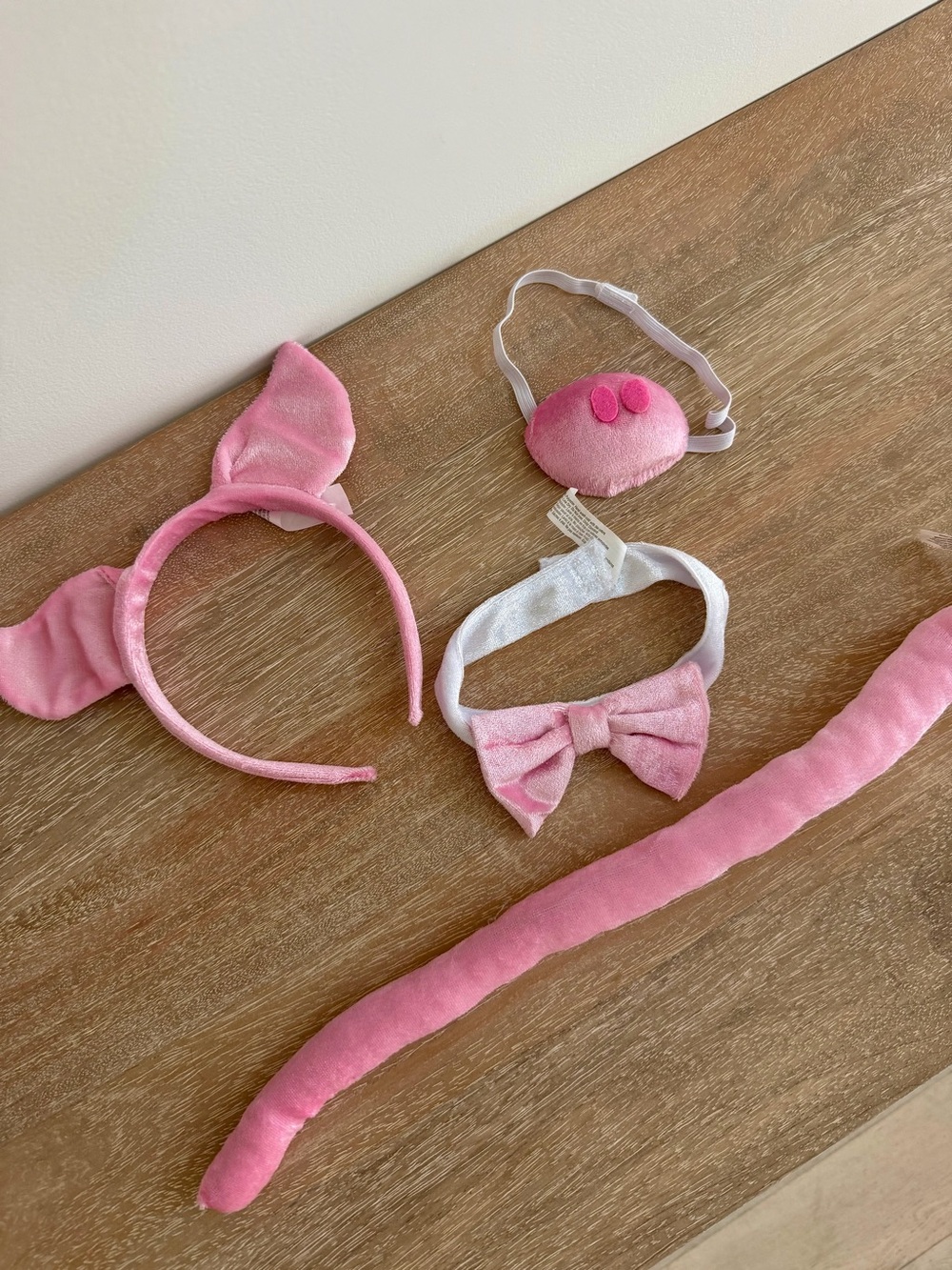 4-Piece Toddler Pink Pig Costume Set - Halloween